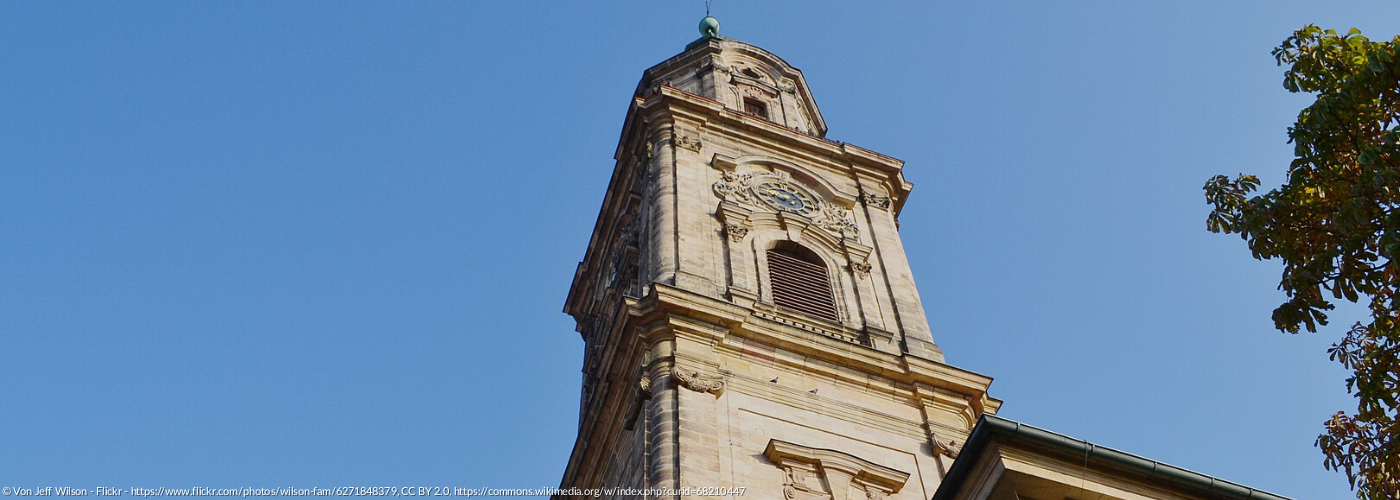 Turm Hugenottenkirche Erlangen