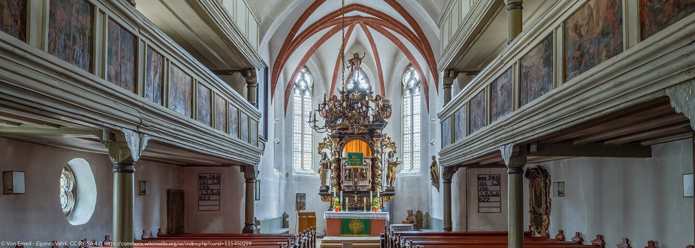 Innenansicht St. Nikolaus Baiersdorf