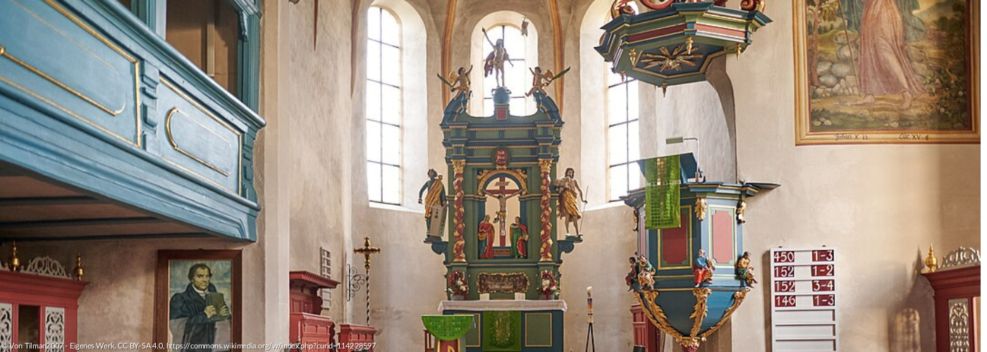 Innenansicht Kirche in Diespeck