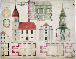 Plan von J.D.Steinruber aus dem Staatsarchiv Nürnberg