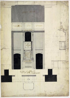 Kanzelaltar-Plan von J.D.Steingruber