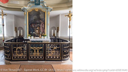 Altar in der St. Georgs Kirche