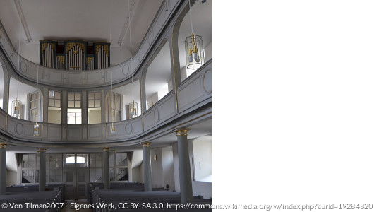 Innenansicht Stadtkirche Wassertrüdingen