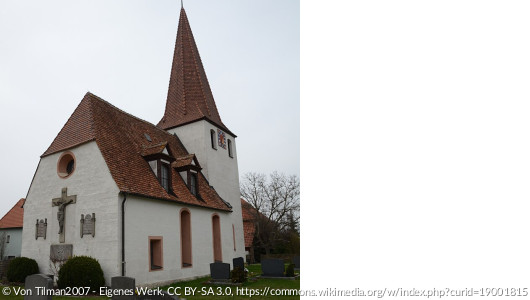 Außenansicht St. Bartholomäus Urfersheim