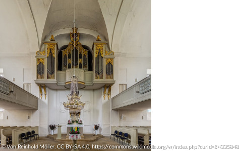 Innenansicht Schlosskirche Lahm