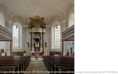 Innenansicht Altstädter Dreifaltigkeitskirche