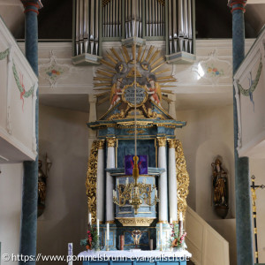 Innenansicht St. Wenzelauskirche Hohenstadt